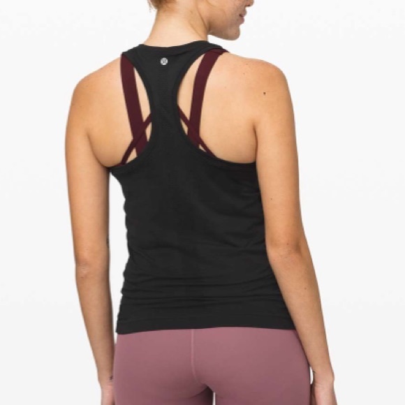 🟠SOLD🟠Lululemon Swiftly Speed Tank *Cinch -Blac - Picture 3 of 8